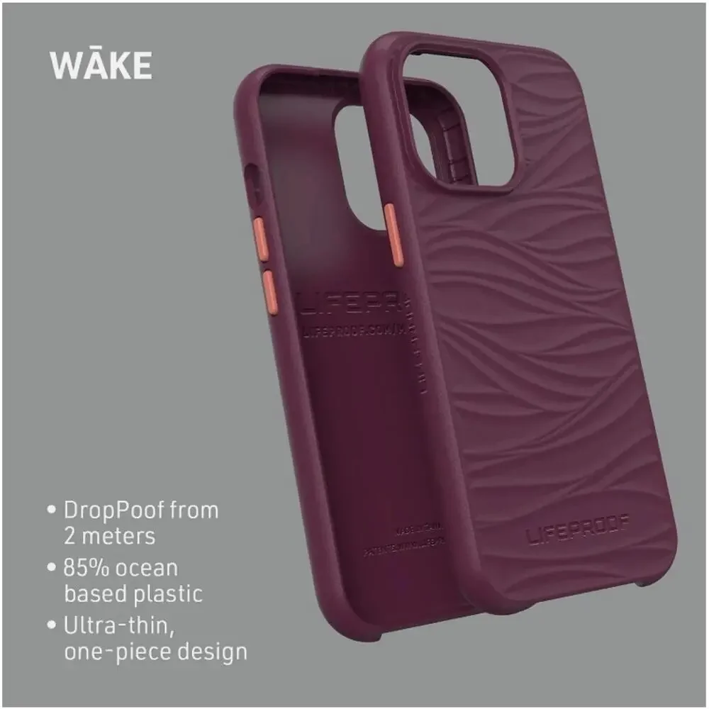 LifeProof WAKE Series Case for iPhone 13 Pro Max Purple DropProof Protection